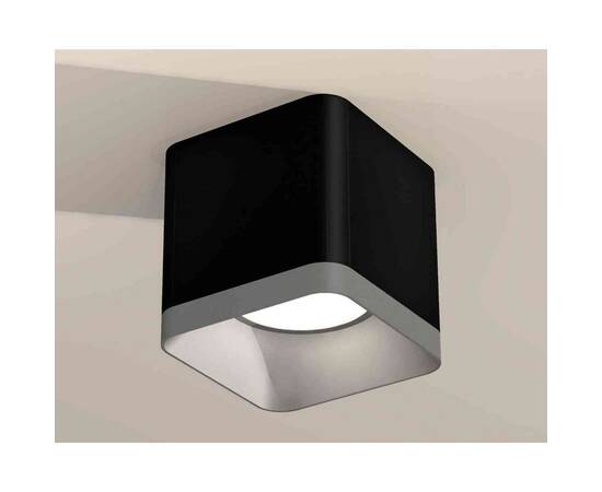 Комплект накладного светильника Ambrella light Techno Spot XS7806003 SBK/SSL черный песок/серебро песок (C7806, N7703), изображение 3
