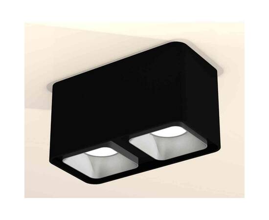 Комплект накладного светильника Ambrella light Techno Spot XS7851003 SBK/SSL черный песок/серебро песок (C7851, N7703), изображение 3