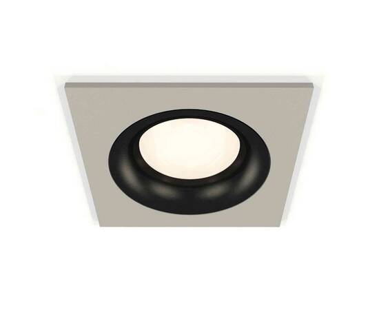 Комплект встраиваемого светильника Ambrella light Techno Spot XC7633002 SGR/PBK серый песок/черный полированный (C7633, N7011)