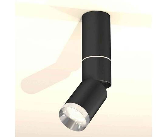 Комплект накладного светильника Ambrella light Techno Spot XM6313100 SBK/PSL черный песок/серебро полированное (C6323,A2060,A2221,C6313,N6132), изображение 3
