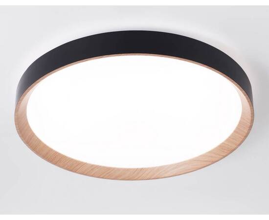 Потолочный светодиодный светильник Ambrella light черный/светлое дерево FZ1326, изображение 2