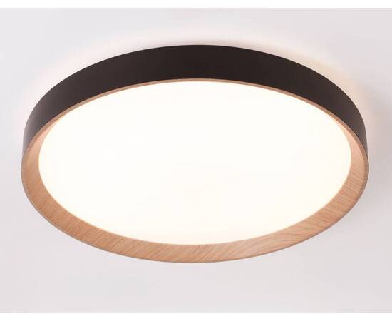 Потолочный светодиодный светильник Ambrella light черный/светлое дерево FZ1326, изображение 3