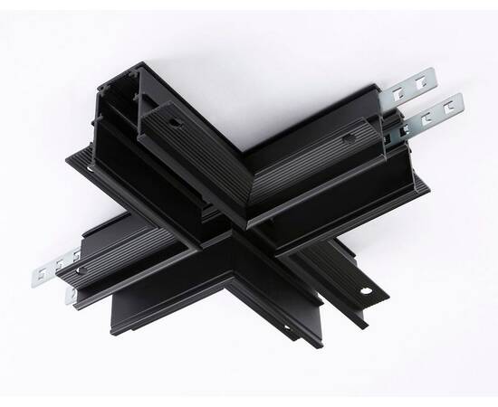 Коннектор X-образный для встраиваемого шинопровода Ambrella light Track System Magnetic GL3358, изображение 3