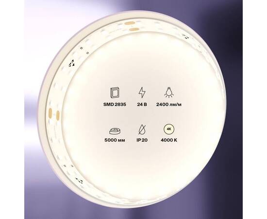 Светодиодная лента Maytoni Technical 20W/m дневной белый 5M 20029, изображение 4