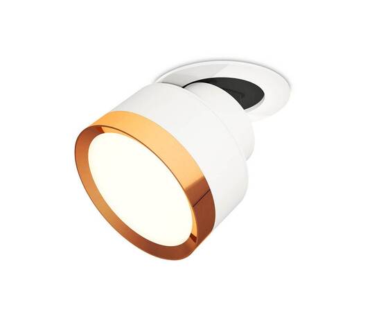 Комплект встраиваемого поворотного светильника XM8101503 SWH/PYG белый песок/золото желтое полированное GX53 (A2241, A2105, C8101, N8124)