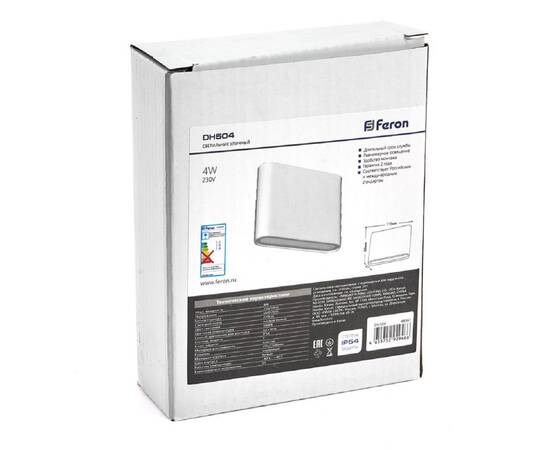 Уличный настенный светодиодный светильник Feron Техно DH504 48361, изображение 5