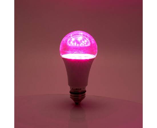 Лампа светодиодная для растений Feron LB-7060 E27 10W красно-синий спектр 38275, изображение 2