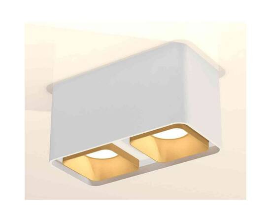 Комплект накладного светильника Ambrella light Techno Spot XS7850004 SWH/SGD белый песок/золото песок (C7850, N7704), изображение 2