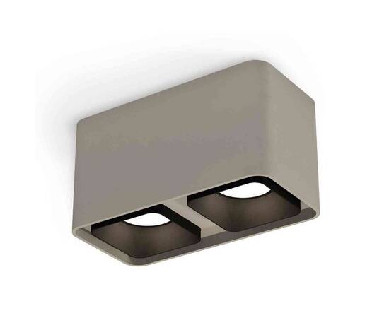 Комплект накладного светильника Ambrella light Techno Spot XS7852002 SGR/SBK серый песок/черный песок (C7852, N7702)