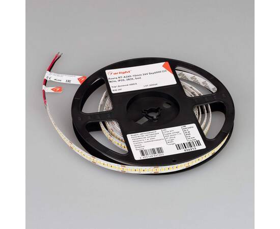 Светодиодная лента Arlight 22W/m 240LED/m 2835SMD дневной белый 5M 036213, изображение 3