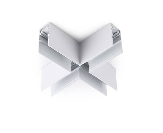 Коннектор X-образный для накладного шинопровода Ambrella light Track System Magnetic GL3375