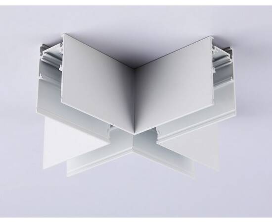 Коннектор X-образный для накладного шинопровода Ambrella light Track System Magnetic GL3375, изображение 2