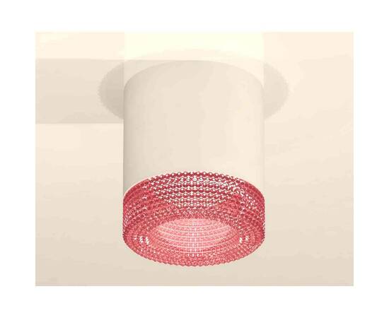 Комплект накладного светильника Ambrella light Techno Spot XS7401022 SWH/PI белый песок/розовый (C7401, N7193), изображение 3