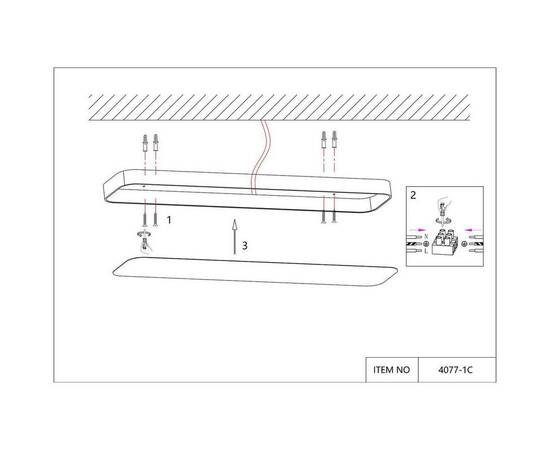 Потолочный светодиодный светильник Favourite Piano 4077-1C, изображение 2