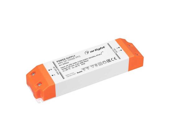 Блок питания Arlight ARV-SP-24060-PFC 24V 60W IP20 2,5A 039243