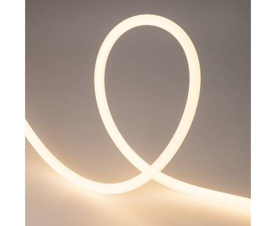 Гибкий неон Arlight22,4W/m 336LED/m 2835SMD теплый белый 5M MOONLIGHT-TOP-FP-A336-D25mm 24V Warm3000