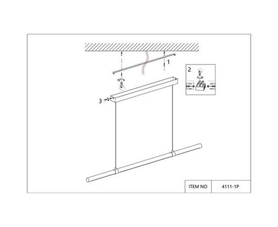 Подвесной светодиодный светильник Favourite Cuero 4111-1P, изображение 2