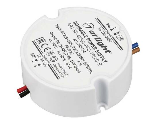 Драйвер Arlight ARJ-SP-42800-PFC-Triac-R 27-42V 36W IP44 0,8A 040968