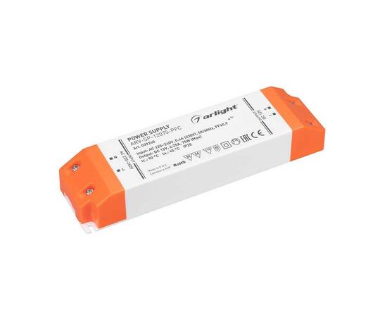 Блок питания Arlight ARV-SP-12075-PFC 12V 75W IP20 6,25A 039240