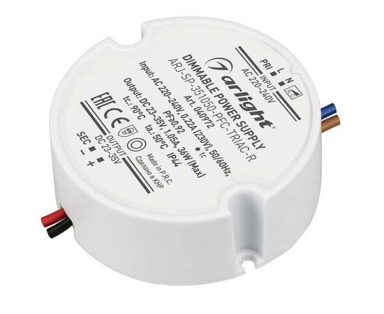 Драйвер Arlight ARJ-SP-351050-PFC-Triac-R 23-35V 36W IP44 1,05A 040972