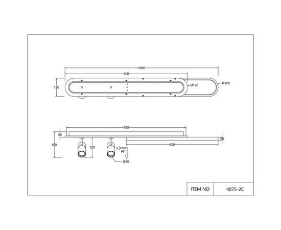 Потолочная светодиодная люстра Favourite Planar 4075-2C, изображение 3