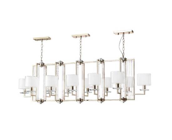 Подвесная люстра Crystal Lux Nicolas SP12 L1600 Gold/White