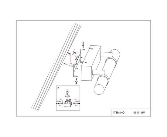 Бра Favourite Cuero 4111-1W, изображение 3