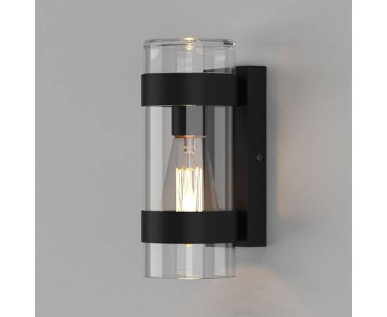 Уличный настенный светильник Elektrostandard Falcon 35167/D черный a063452