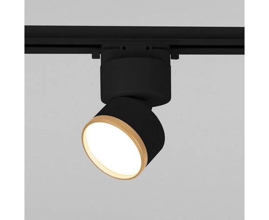 Трековый светодиодный светильник Elektrostandard Impact 85514/01 черный матовый/золото a062873