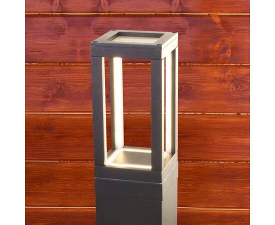 Уличный светодиодный светильник Elektrostandard Frame 1529 Techno Led серый a051860, изображение 3