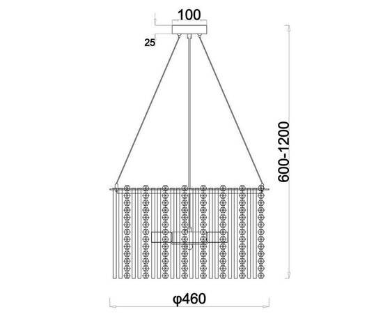Подвесная люстра Escada ASTLEY 2104/6S, изображение 2