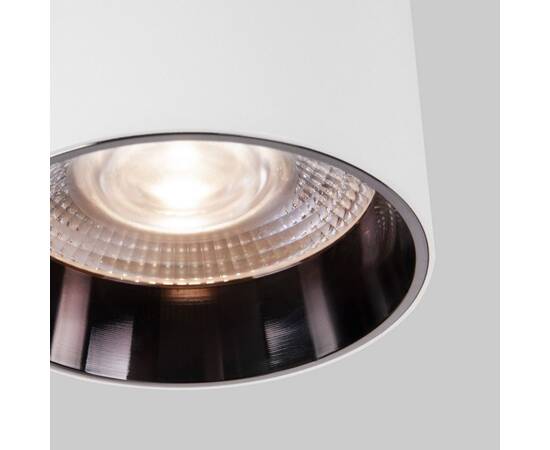 Накладной светодиодный светильник Elektrostandard Orson 25034/LED 10W 4200K белый/чёрный жемчуг a062929, изображение 2