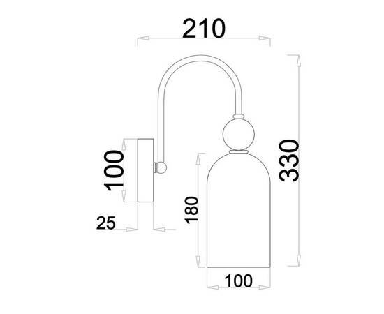 Бра Escada ODE 686/1A Chrome, изображение 2