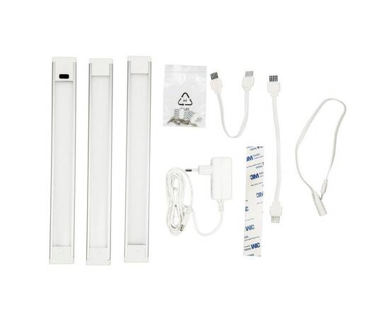 Мебельный светодиодный светильник Uniel ULM-F44-3X3W/4500K/Dim Sensor IP20 Silver UL-00008279