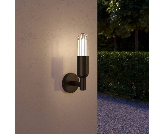 Уличный настенный светодиодный светильник Elektrostandard Isida 35165/U черный a062884, изображение 3