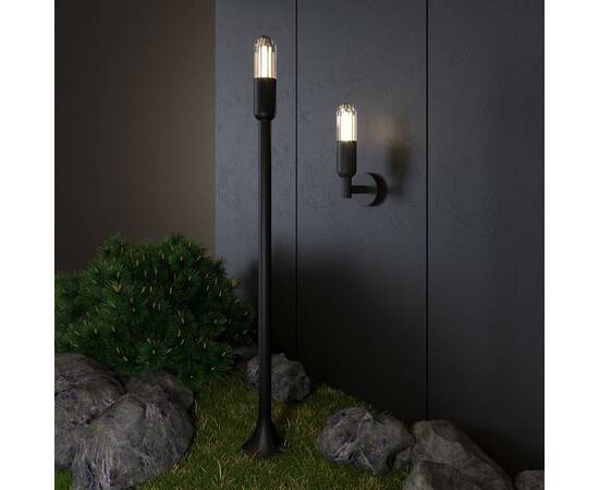 Уличный настенный светодиодный светильник Elektrostandard Isida 35165/U черный a062884, изображение 4