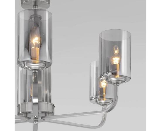 Потолочная люстра Eurosvet Defi 60138/6 сатин-никель, изображение 3