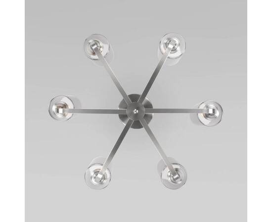 Потолочная люстра Eurosvet Defi 60138/6 сатин-никель, изображение 4