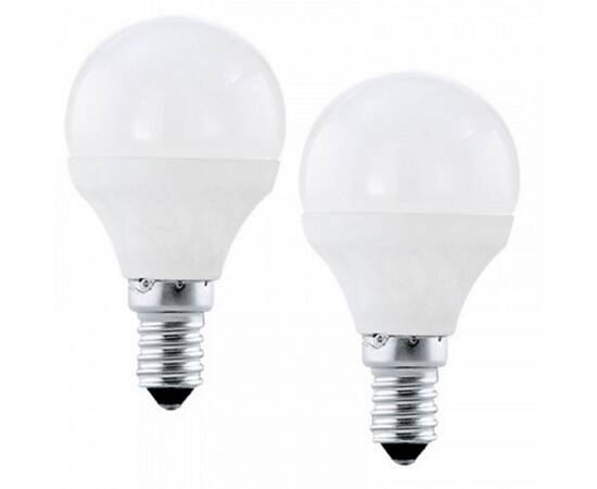 Набор светодиодных ламп (2 шт.) Eglo E14 4W 4000K опал 10776