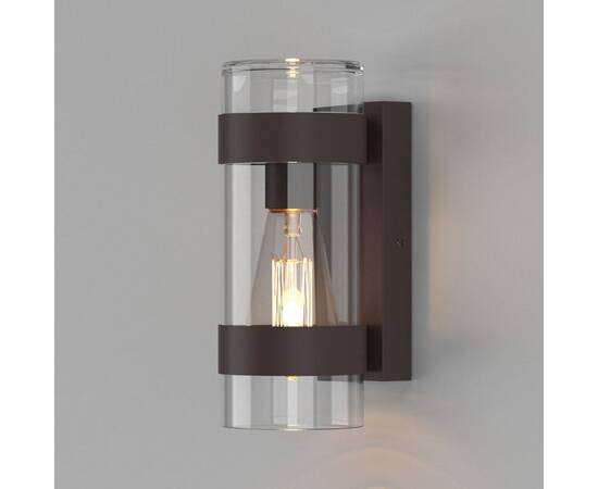 Уличный настенный светильник Elektrostandard Falcon 35167/D темно-коричневый a063466