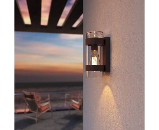 Уличный настенный светильник Elektrostandard Falcon 35167/D темно-коричневый a063466, изображение 5