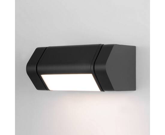 Уличный настенный светодиодный светильник Elektrostandard Dors 35163/D черный a062882