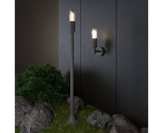 Уличный настенный светодиодный светильник Elektrostandard Isida 35165/U серый a062883, изображение 2