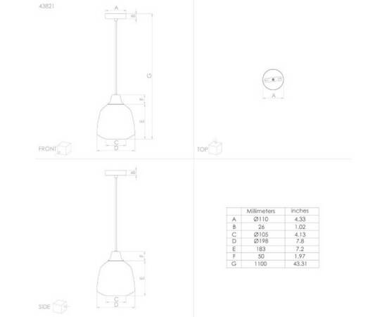 Подвесной светильник Eglo SEDBERGH 43821, изображение 2