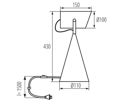 Настольная лампа Kanlux LARATA E27 B 36261, изображение 3