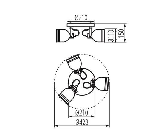 Спот Kanlux DERATO EL-3O B-SR 35644, изображение 4