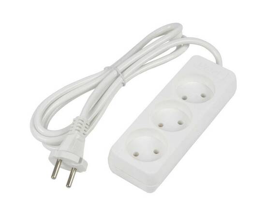 Удлинитель Uniel Ultra 3гн х 1,5м б/з S-CU3-1,5 White UL-00009979