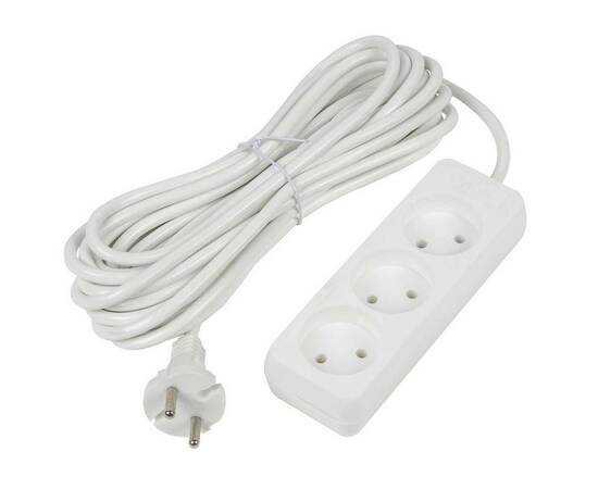 Удлинитель Uniel Ultra 3гн х 10м б/з S-CU3-10 White UL-00009980