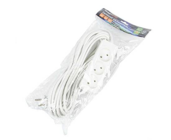 Удлинитель Uniel Ultra 3гн х 10м б/з S-CU3-10 White UL-00009980, изображение 2