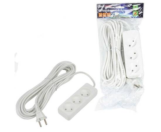 Удлинитель Uniel Ultra 3гн х 10м б/з S-CU3-7 White UL-00009986, изображение 3